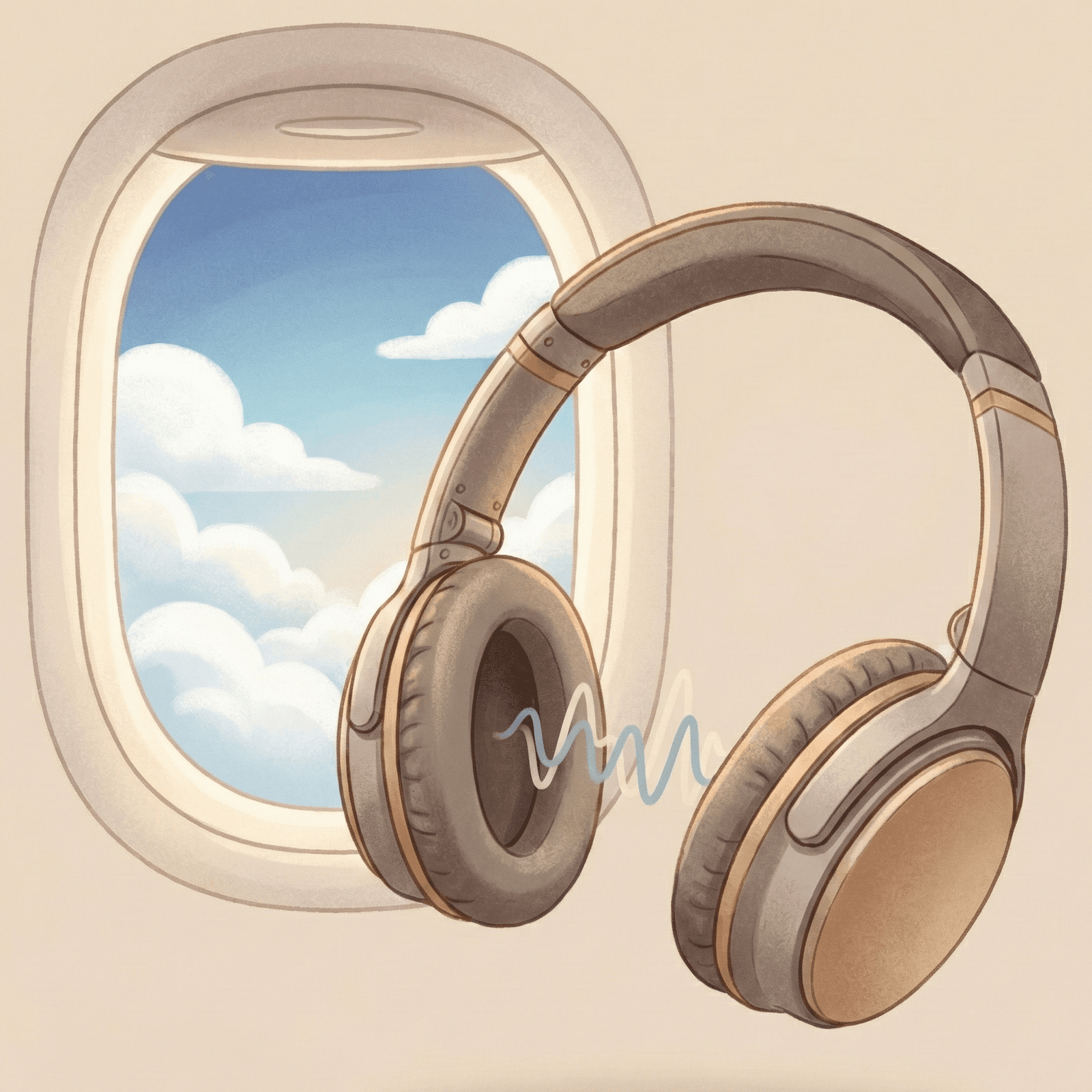 Step 2 - Listen comfortably while you fly.